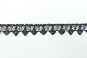 1.625 Inch Flat Lace, Black (100 yards) MADE IN USA